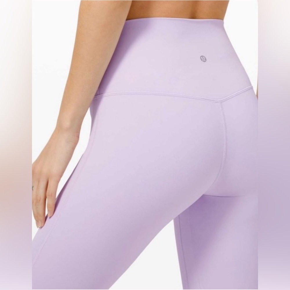 Lululemon Align High-Rise Pant 25” Lilac Ether Lavender NWT Size 10 - Picture 2 of 6